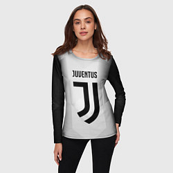 Лонгслив женский FC Juventus: Silver Original, цвет: 3D-принт — фото 2