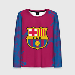 Женский лонгслив FC Barcelona: Purple & Blue