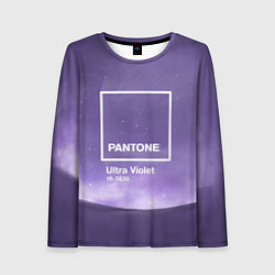 Лонгслив женский Pantone: Ultra Violet Space, цвет: 3D-принт