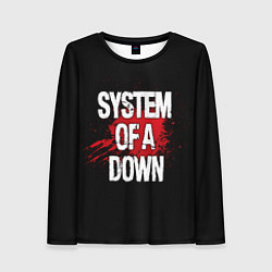 Лонгслив женский System of a Down Blood, цвет: 3D-принт