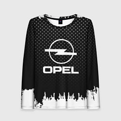 Лонгслив женский Opel: Black Side, цвет: 3D-принт