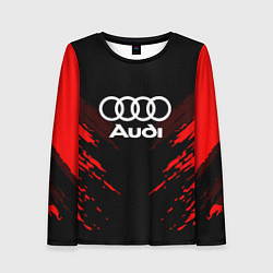 Женский лонгслив Audi: Red Anger