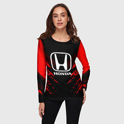 Лонгслив женский Honda: Red Anger, цвет: 3D-принт — фото 2