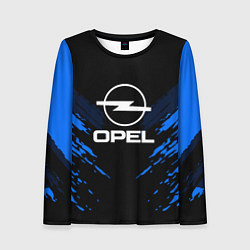 Лонгслив женский Opel: Blue Anger, цвет: 3D-принт