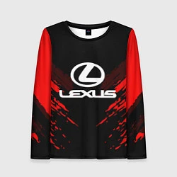 Женский лонгслив Lexus: Red Anger