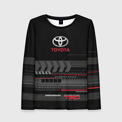 Лонгслив женский Toyota TRD, цвет: 3D-принт