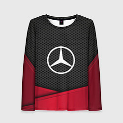 Женский лонгслив Mercedes Benz: Grey Carbon