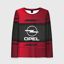 Лонгслив женский Opel Sport, цвет: 3D-принт