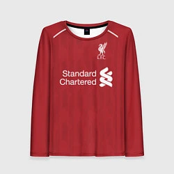 Лонгслив женский FC Liverpool: Salah Home 18/19, цвет: 3D-принт