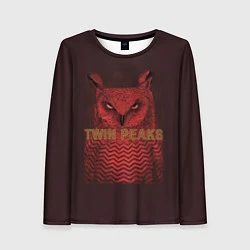 Лонгслив женский Twin Peaks: Red Owl, цвет: 3D-принт