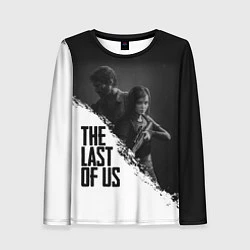 Женский лонгслив The Last of Us: White & Black