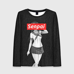 Женский лонгслив Senpai: School Girl