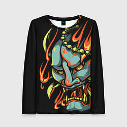 Женский лонгслив Демон Они