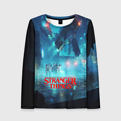 Женский лонгслив Stranger Things: Space Light