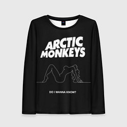 Лонгслив женский Arctic Monkeys: Do i wanna know?, цвет: 3D-принт
