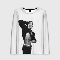 Женский лонгслив ASAP Rocky: White Fashion