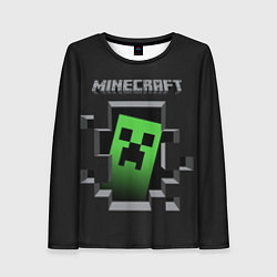 Женский лонгслив Minecraft Creeper