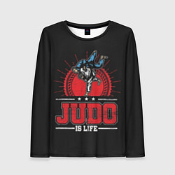Женский лонгслив Judo is life