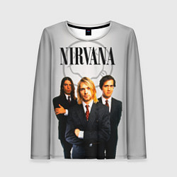 Лонгслив женский Nirvana, цвет: 3D-принт