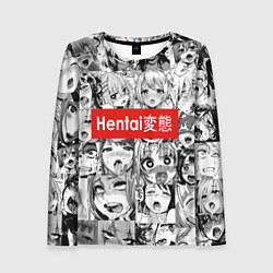 Лонгслив женский Hentai - collage, цвет: 3D-принт