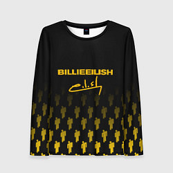 Женский лонгслив Billie Eilish: Yellow & Black Autograph