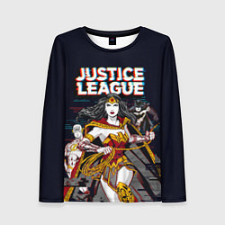 Женский лонгслив Justice League