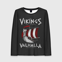 Лонгслив женский Vikings Valhalla, цвет: 3D-принт
