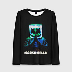 Лонгслив женский Marshmello, цвет: 3D-принт