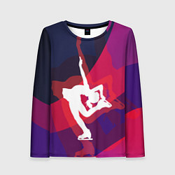 Женский лонгслив Фигурное катание