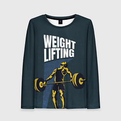 Женский лонгслив Wheight lifting