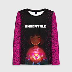 Женский лонгслив UNDERTALE FRISK