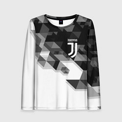 Лонгслив женский JUVENTUS, цвет: 3D-принт