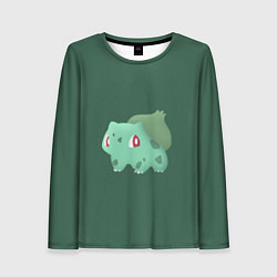 Лонгслив женский Pokemon Bulbasaur, цвет: 3D-принт