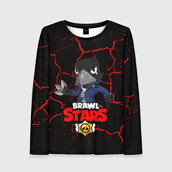 Лонгслив женский BRAWL STARS CROW, цвет: 3D-принт