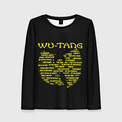 Лонгслив женский WU-TANG CLAN, цвет: 3D-принт