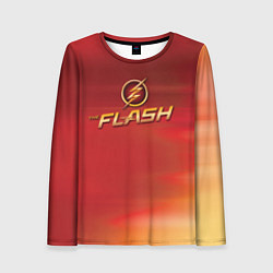 Женский лонгслив The Flash Logo Pattern