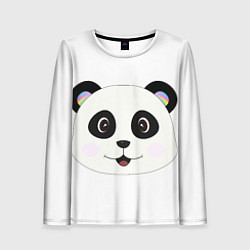 Лонгслив женский Panda, цвет: 3D-принт