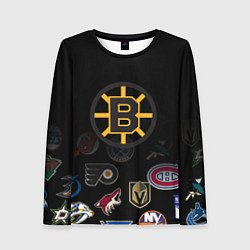 Лонгслив женский NHL Boston Bruins Z, цвет: 3D-принт