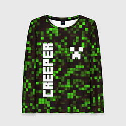 Женский лонгслив MINECRAFT CREEPER