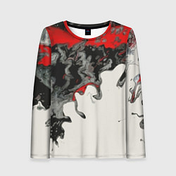 Лонгслив женский Abstraction, цвет: 3D-принт