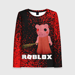 Лонгслив женский Roblox Piggy, цвет: 3D-принт