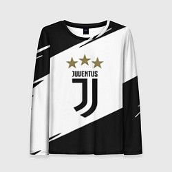 Лонгслив женский JUVENTUS, цвет: 3D-принт