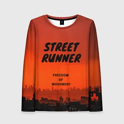 Женский лонгслив Street runner