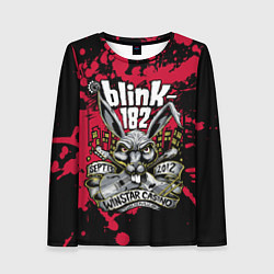 Лонгслив женский Blink 182, цвет: 3D-принт