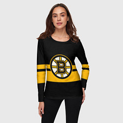Лонгслив женский BOSTON BRUINS NHL, цвет: 3D-принт — фото 2