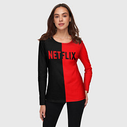 Лонгслив женский NETFLIX, цвет: 3D-принт — фото 2