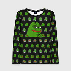 Женский лонгслив Frog Pepe