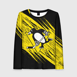 Лонгслив женский Pittsburgh Penguins Sport, цвет: 3D-принт