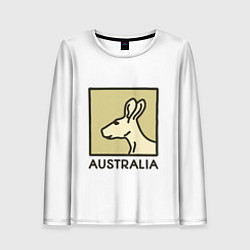 Лонгслив женский Australia, цвет: 3D-принт