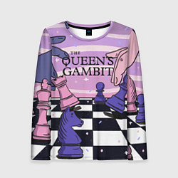 Лонгслив женский The Queens Gambit, цвет: 3D-принт